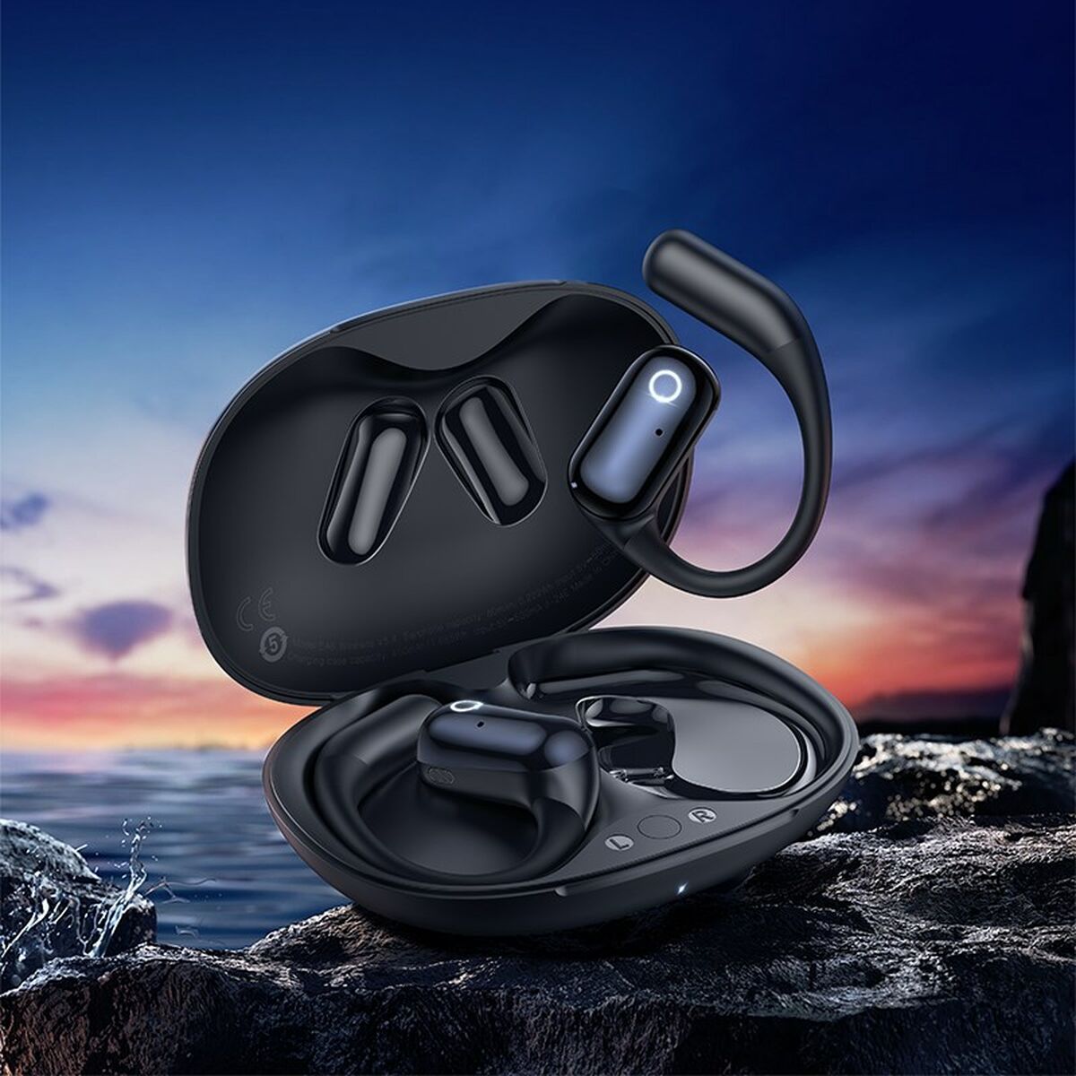Wireless Earphones with Charging Case Hoco EA6 Black-2