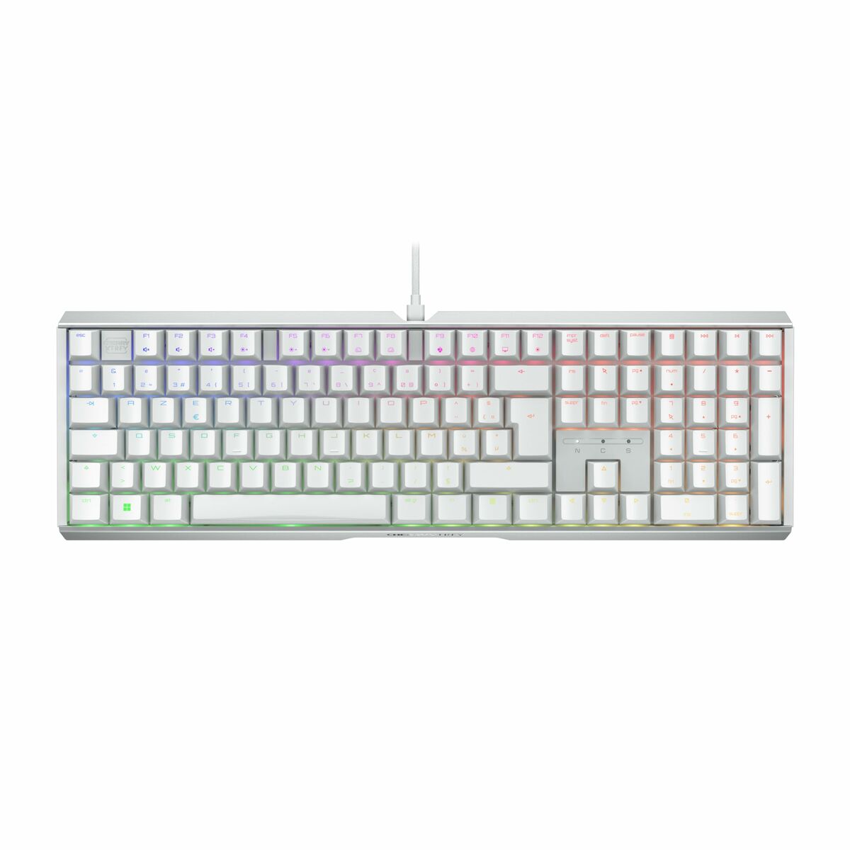 Keyboard Cherry White AZERTY-6