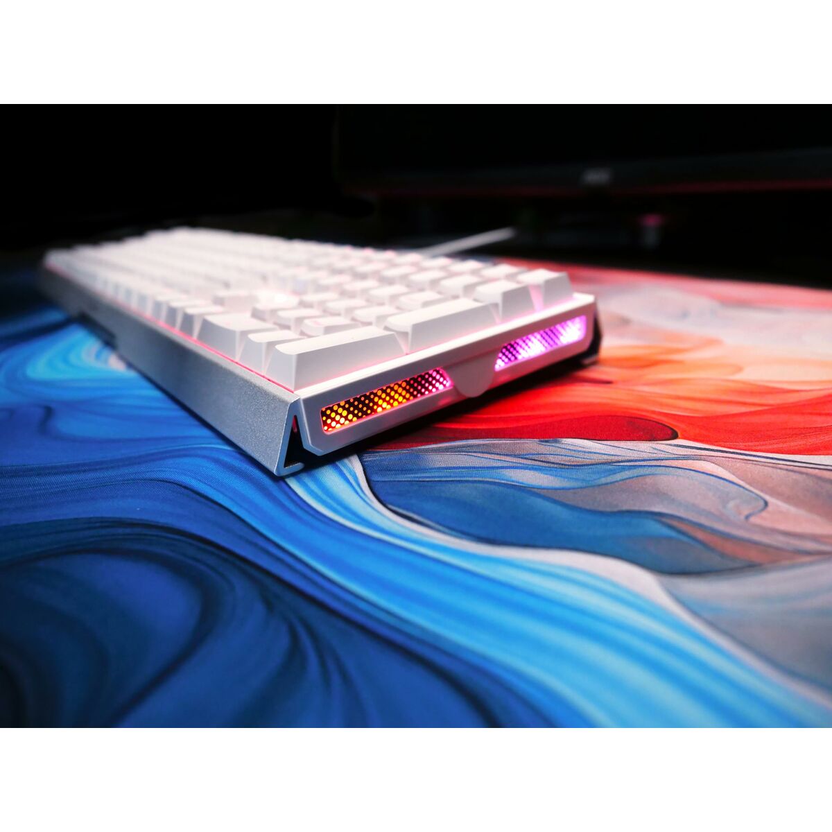 Keyboard Cherry White AZERTY-1