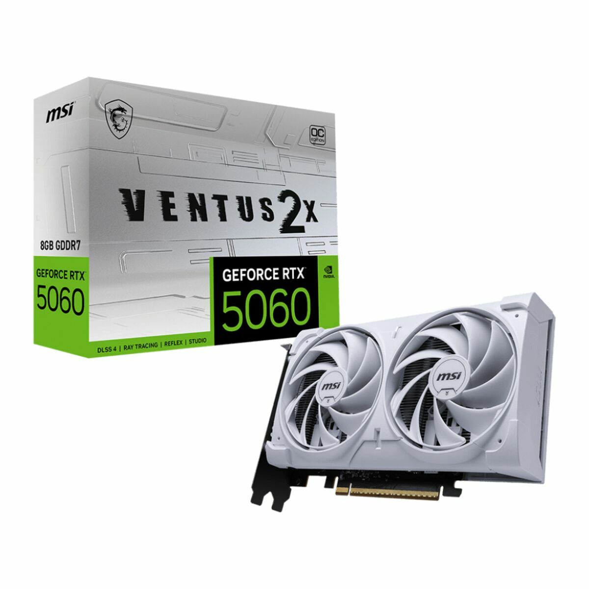 Graphics card MSI 912-V537-003 GEFORCE RTX 5060 8 GB GDDR7-0