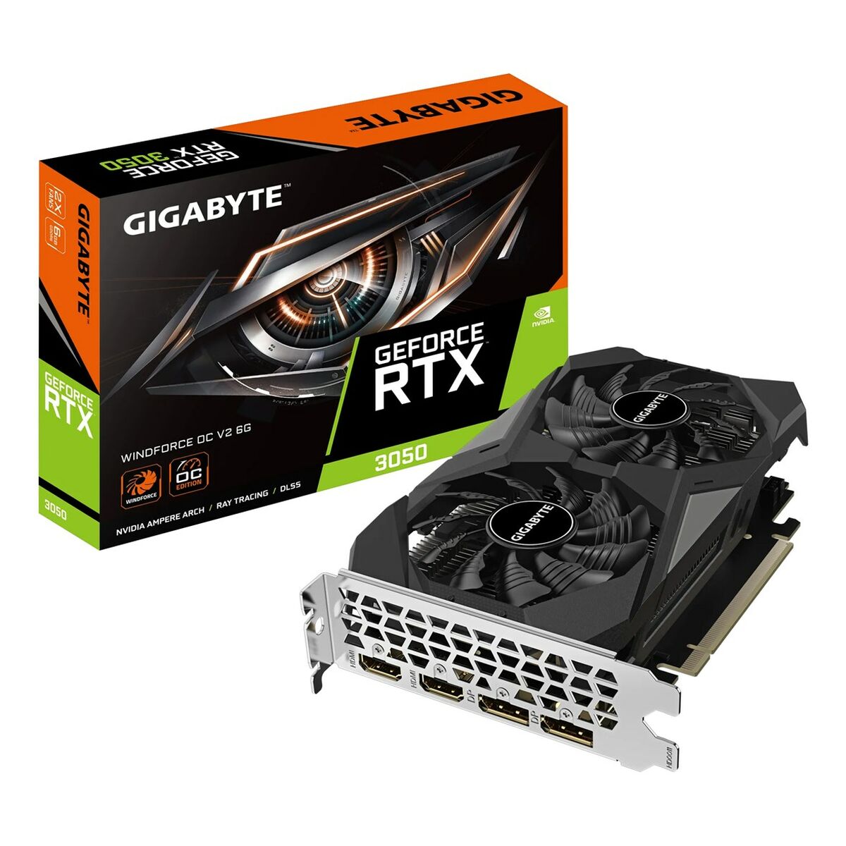 Graphics card Gigabyte GV-N3050WF2OCV2-6GD-0