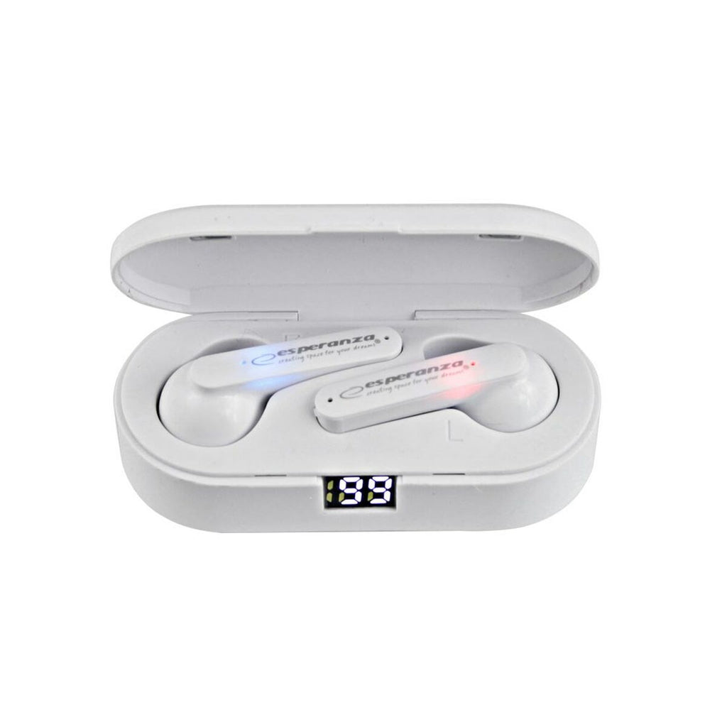 Wireless Earphones with Charging Case Esperanza EH230W White-5