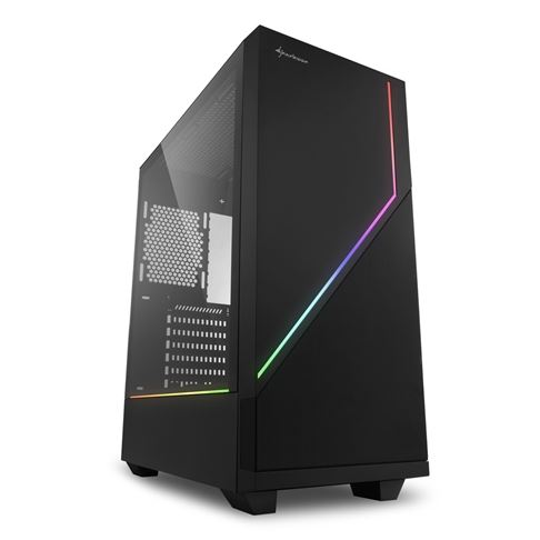 Carcasa computer, Sharkoon, RGB, Negru (4044951028146)-0