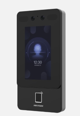 Hikvision 4.3" Touch Screen Face Access Terminal Angle Lens Face Recognition-2