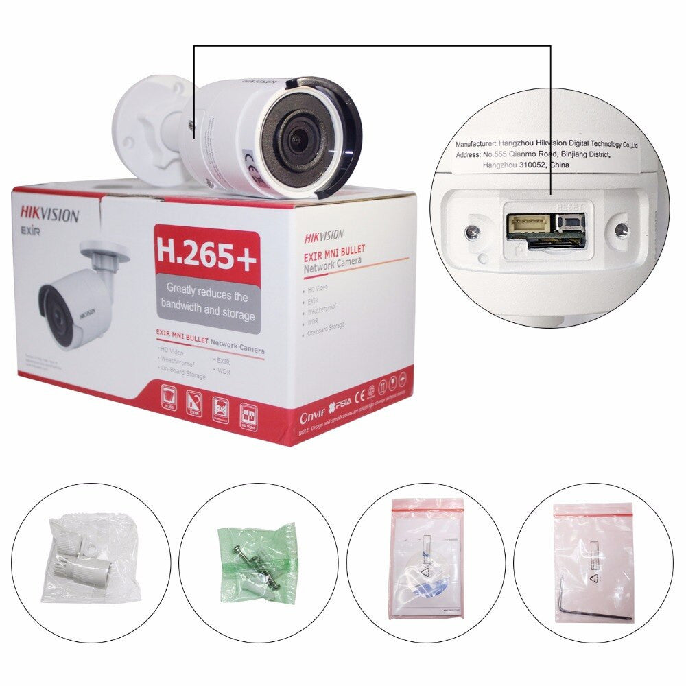 Hikvision CCTV Camera Kits Video Surveillance 6MP IP Camera Surveillance System-5